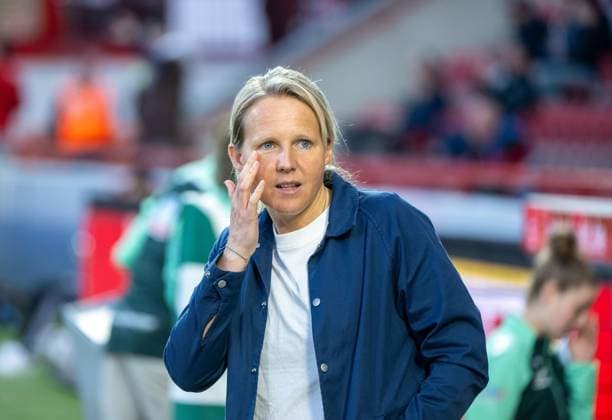 Fußball, Frauen, Saison 2025 2026, Google Pixel Frauen-Bundesliga (21. Spieltag), 1. FC Union Berlin - Werder Bremen, Trainerin Friederike Fritzy Kromp (Werder Bremen), 23.03. 2026, Copyright: xMatthiasxKochx
