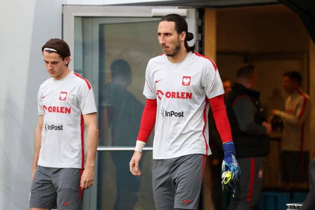 WARSZAWA 23.03.2026 TRENING REPREZENTACJI POLSKI --- POLISH FOOTBALL national team, Nationalteam TRAINING SESSION IN WARSAW JAKUB KAMINSKI KAMIL GRABARA FOT. PIOTR KUCZA FOTOPYK NEWSPIX.PL --- newspix.pl 