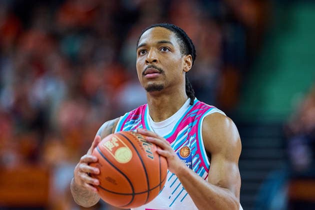 Freisteller, Portrait Jalen Finch (Telecom Baskets Bonn, 00) GER, ratiopharm ulm vs. Telekom Baskets Bonn, Basketball, 25. Spieltag, EasyCredit BBL, Spielzeit 2025 2026, 23.03.2026 GER, ratiopharm ulm vs. Telekom Baskets Bonn, Basketball, 25. Spieltag, EasyCredit BBL, Spielzeit 2025 2026, 23.03.2026 Neu-Ulm Copyright: xEibner-Pressefoto GeraldxOelze-dexStoppanyx EP_ODS