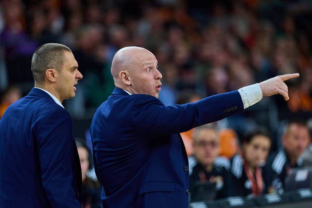 Marko Stankovic (Telecom Baskets Bonn, Headcoach), Lionel Bosco (Telecom Baskets Bonn, Assistant Coach) GER, ratiopharm ulm vs. Telekom Baskets Bonn, Basketball, 25. Spieltag, EasyCredit BBL, Spielzeit 2025 2026, 23.03.2026 GER, ratiopharm ulm vs. Telekom Baskets Bonn, Basketball, 25. Spieltag, EasyCredit BBL, Spielzeit 2025 2026, 23.03.2026 Neu-Ulm Copyright: xEibner-Pressefoto GeraldxOelze-dexStoppanyx EP_ODS