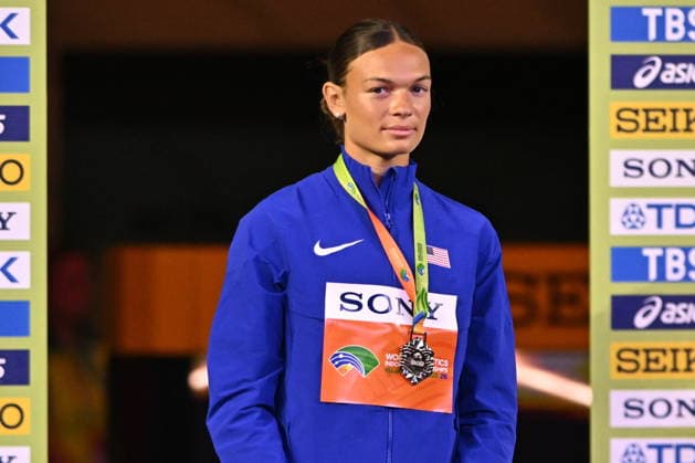 2026.03.22 Torun Lekkoatletyka Halowe mistrzostwa swiata N z Anna Hall Foto Michal Laudy PressFocus 2026.03.22 Torun Athletics World Athletics Indoor Championships Anna Hall Credit: Michal Laudy PressFocus NEWSPIX.PL --- newspix.pl 