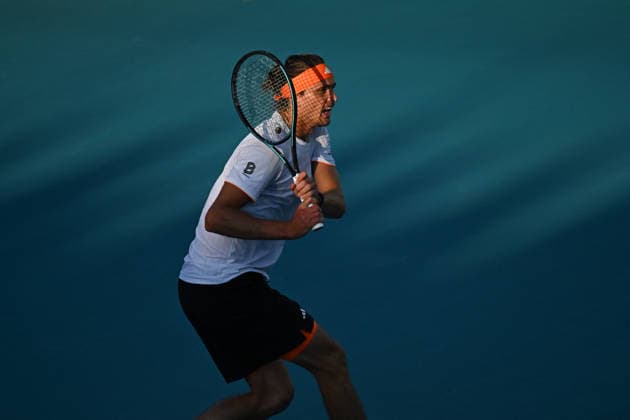 Itau Miami Tennis Open - Alexander Zverev Alexander Zverev (GER) during his third round match at the Itau Miami Tennis Open in Miami , USA, on March 23, 2026. Photo by Corinne Dubreuil ABACAPRESS.COM Miami United States  Copyright: xDubreuilxCorinne ABACAx