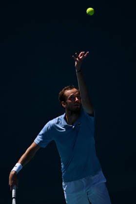 Itau Miami Tennis Open - Daniil Medvedev Daniil Medvedev (RUS) during his third round match at the Itau Miami Tennis Open in Miami , USA, on March 23, 2026. Photo by Corinne Dubreuil ABACAPRESS.COM Miami United States  Copyright: xDubreuilxCorinne ABACAx