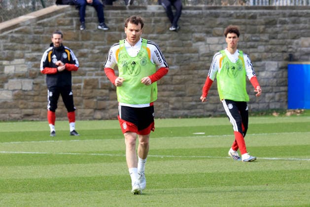 DEU, DFB U20 Nationalmannschaft, Training, 24.03.2026, Sportforum, Berlin, DEU, DFB U20 Nationalmannschaft, Training, im Bild: Pascal Klemens (Hertha BSC Berlin 41) DFL - regulations prohibit any use of Photographs as image sequences and or quasi-video