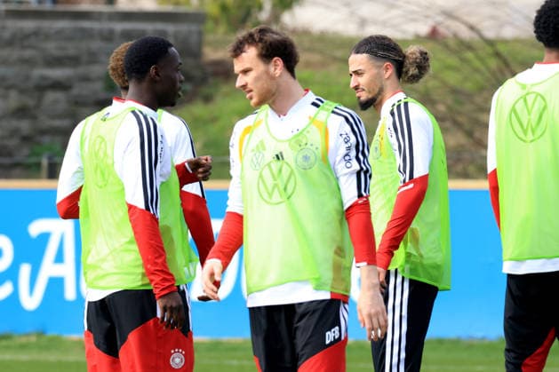 DEU, DFB U20 Nationalmannschaft, Training, 24.03.2026, Sportforum, Berlin, DEU, DFB U20 Nationalmannschaft, Training, im Bild: Pascal Klemens (Hertha BSC Berlin 41) DFL - regulations prohibit any use of Photographs as image sequences and or quasi-video