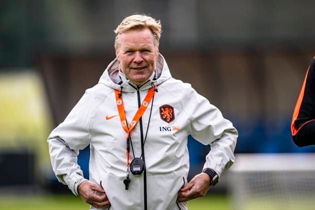 ZEIST - National coach Ronald Koeman of the Dutch national football team during a training session at the KNVB Campus in the run-up to the World Cup friendly against Norway on March 24, 2026, in Zeist, the Netherlands. (Photo by Stefan Koops EYE4IMAGES DeFodi Images) -