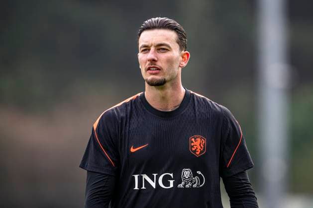 ZEIST - Netherlands goalkeeper Justin Bijlow during the training of the Dutch national football team at the KNVB Campus in the run-up to the World Cup friendly against Norway on March 24, 2026 in Zeist, the Netherlands. (Photo by Stefan Koops EYE4IMAGES DeFodi Images) -