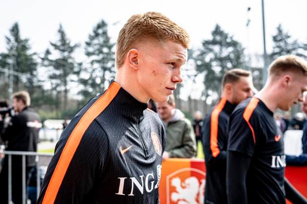 ZEIST - Kees Smit of the Netherlands during the training of the Dutch national football team at the KNVB Campus in the run-up to the World Cup friendly against Norway on March 24, 2026 in Zeist, the Netherlands. (Photo by Stefan Koops EYE4IMAGES DeFodi Images) -