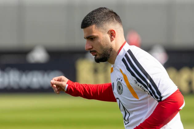 Reportage 24.03.2026 Erstes Training der Männer Fußball Nationalmannschaft bei adidas in Herzogenaurach vor den Länderspielen gegen die Schweiz und Ghana Wieder dabei: Deniz Undav Herzogenaurach Bayern Deutschland