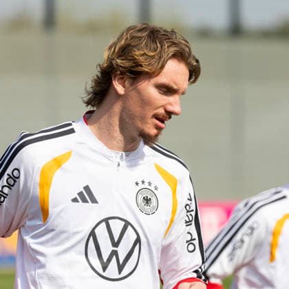 Reportage 24.03.2026 Erstes Training der Männer Fußball Nationalmannschaft bei adidas in Herzogenaurach vor den Länderspielen gegen die Schweiz und Ghana Nick Woltemade Herzogenaurach Bayern Deutschland