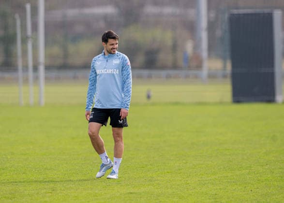 Fussball, Herren, Saison 2025 26, 2. Bundesliga, Hertha BSC, Training, Josip Brekalo (Hertha BSC), 24.03. 2026,