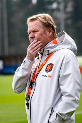 ZEIST - National coach Ronald Koeman of the Dutch national football team during a training session at the KNVB Campus in the run-up to the World Cup friendly against Norway on March 24, 2026, in Zeist, the Netherlands. (Photo by Stefan Koops EYE4IMAGES DeFodi Images) -