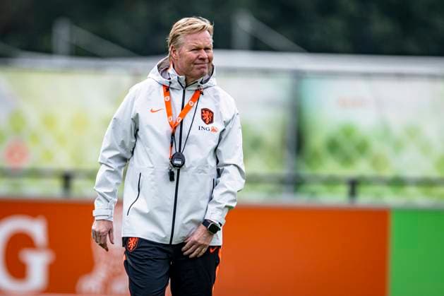 ZEIST - National coach Ronald Koeman of the Dutch national football team during the training session at the KNVB Campus in the run-up to the World Cup friendly against Norway on March 24, 2026, in Zeist, the Netherlands. (Photo by Stefan Koops EYE4IMAGES DeFodi Images) -