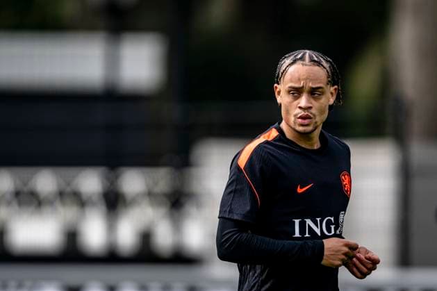 ZEIST - Xavi Simons of the Netherlands during the training of the Dutch national football team at the KNVB Campus in the run-up to the World Cup friendly against Norway on March 24, 2026 in Zeist, the Netherlands. (Photo by Stefan Koops EYE4IMAGES DeFodi Images) -