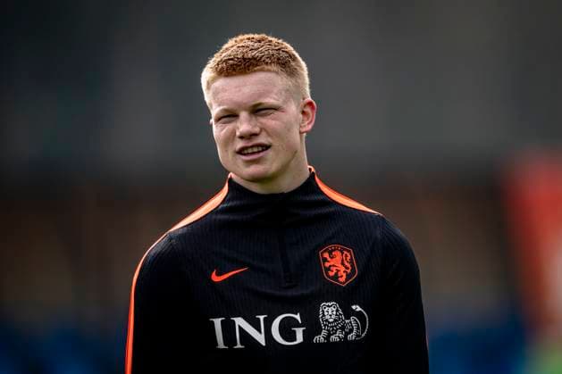 ZEIST - Kees Smit of the Netherlands during the training of the Dutch national football team at the KNVB Campus in the run-up to the World Cup friendly against Norway on March 24, 2026 in Zeist, the Netherlands. (Photo by Stefan Koops EYE4IMAGES DeFodi Images) -