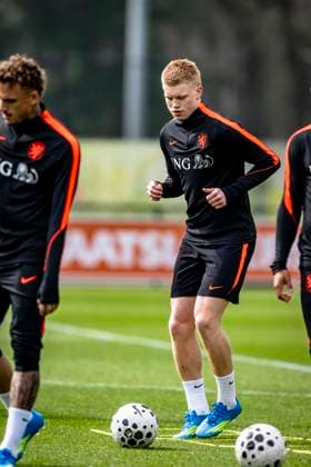 ZEIST - Kees Smit of the Netherlands during the training of the Dutch national football team at the KNVB Campus in the run-up to the World Cup friendly against Norway on March 24, 2026 in Zeist, the Netherlands. (Photo by Stefan Koops EYE4IMAGES DeFodi Images) -