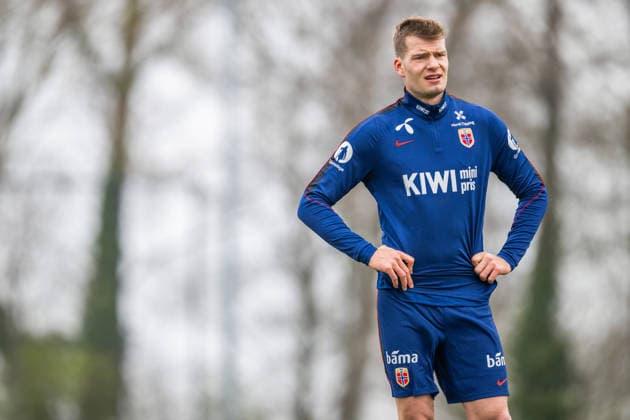 260324 Alexander Sorloth of the Norwegian national football team during a training session on March 24, 2026 in Wijdewormer. Photo: Vegard Grott BILDBYRAN kod VG VG0899 bbeng fotball football soccer fotboll norge norway trening träning training practice amsterdam Copyright: VEGARDxGRoTT BB260324VG006