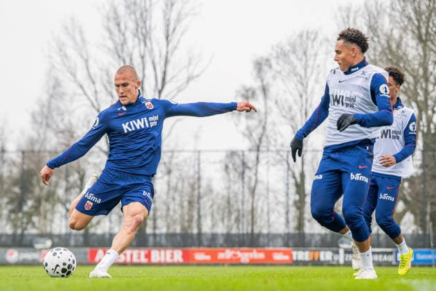 260324 Leo ostigard of the Norwegian national football team during a training session on March 24, 2026 in Wijdewormer. Photo: Vegard Grott BILDBYRAN kod VG VG0899 bbeng fotball football soccer fotboll norge norway trening träning training practice amsterdam Copyright: VEGARDxGRoTT BB260324VG012