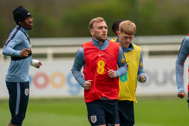 England Training & Media Jarrod Bowen during the England training session at St. George s Park, Burton upon Trent, England on 24 March 2026 Credit: Alex Young Every Second Media Editorial use only. All images are copyright Every Second Media Limited. No images may be reproduced without prior permission. Copyright: xIMAGO EveryxSecondxMediax ESM-1876-0018 AlexxYoungx xEveryxSecondxMediax