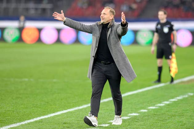 Trainer Mauro Lustrinelli, FCT, FC Zürich - FC Thun, Super League, Fussball, 21.03.2026 *** Coach Mauro Lustrinelli, FCT, FC Zurich FC Thun, Super League, Football, 21 03 2026 