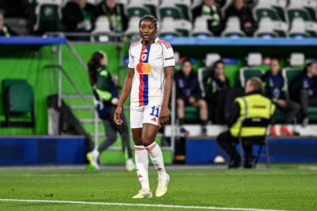 Fußball I Frauen I Saison 2025-2026 I Champions League I Viertelfinale I VfL Wolfsburg - OL Lyonnes I 24.03.2026 Kadidatou Diani (11, OL Lyonnes) Freisteller, Nahaufnahme, Porträt, Portrait, Einzelfoto, Einzelbild, Körper Wolfsburg Volkswagen Arena Niedersachsen Deutschland Copyright: xLobeca InesxHähnelx