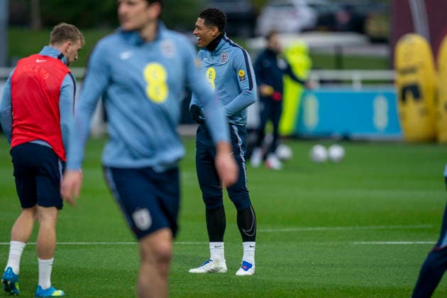 England Training & Media Jude Bellingham during the England training session at St. George s Park, Burton upon Trent, England on 24 March 2026 Credit: Alex Young Every Second Media Editorial use only. All images are copyright Every Second Media Limited. No images may be reproduced without prior permission. Copyright: xIMAGO EveryxSecondxMediax ESM-1876-0107 AlexxYoungx xEveryxSecondxMediax
