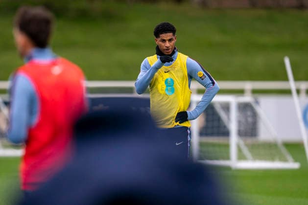 England Training & Media Marcus Rashford during the England training session at St. George s Park, Burton upon Trent, England on 24 March 2026 Credit: Alex Young Every Second Media Editorial use only. All images are copyright Every Second Media Limited. No images may be reproduced without prior permission. Copyright: xIMAGO EveryxSecondxMediax ESM-1876-0114 AlexxYoungx xEveryxSecondxMediax