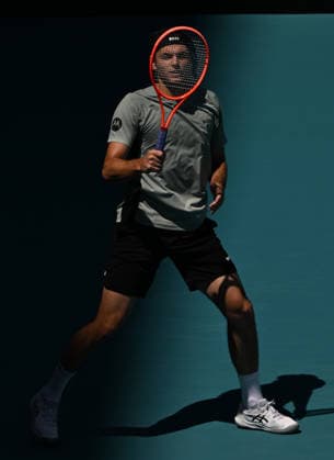 MIAMI GARDENS FL - MARCH 24: Jiri Lehecka Vs Taylor Fritz during The Miami Open held at Hard Rock Stadium on March 24, 2026 in Miami Gardens, Florida. Copyright: xmpi04x