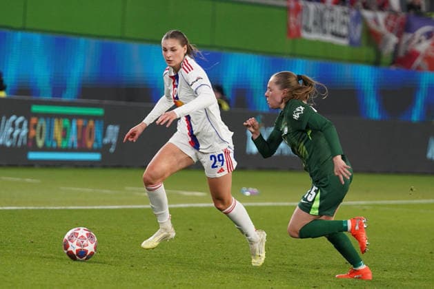 Deutschland, Fussball, UEFA, Womens Champions League, Viertelfinale, Hinspiel 2025 2026: VfL Wolfsburg - OL Lyonnes am 24.03. in Wolfsburg (Volkswagen Arena): Copyright: xSvenxHeidmannx