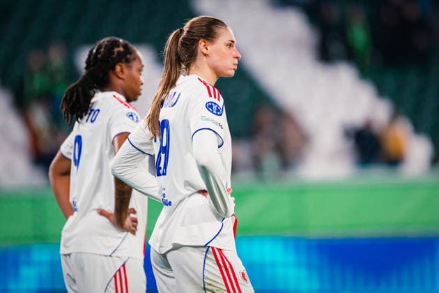 UWCL: VfL Wolfsburg vs. OL Lyonnes, 24.03.2026 Jule Brand (OL Lyon, 29) enttäuscht; UEFA Women s Champions League, Viertelfinale, Hinspiel: VfL Wolfsburg vs. OL Lyonnes am 24.03.2026 in der Volkswagen Arena, Wolfsburg DFB DFL REGULATIONS PROHIBIT ANY USE OF PHOTOGRAPHS AS IMAGE SEQUENCES AND OR QUASI-VIDEO. Copyright: xBEAUTIFULxSPORTS Tonhäuserx