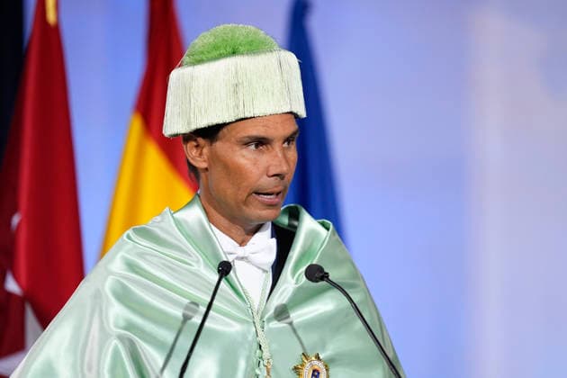March 24, 2026, Madrid, Madrid, Spain: Rafael Nadal during the investiture of Rafael Nadal as Doctor Honoris Causa by the Technical University of Madrid at the UniversityÃ¢â‚¬â ¢s Rectorate on March 24, 2026, in Madrid, Spain. Madrid Spain - ZUMAa181 20260324_zaa_a181_077 Copyright: xOscarxJ.xBarrosox