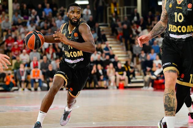 BASKET-BALL : AS Monaco VS Olimpia Milan - Turkish Airlines EuroLeague - 24 03 2026 Alpha Diallo (ASM) - Turkish Airlines EuroLeague match between AS Monaco and Olimpia Milan on March 24, 2026 at the Gaston-MÃ decin sports hall in Monaco MonacoMonaco  Copyright: xWilliamxCannarellax