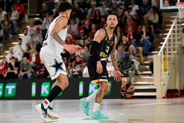 BASKET-BALL : AS Monaco VS Olimpia Milan - Turkish Airlines EuroLeague - 24 03 2026 Matthew Strazel (ASM) - Turkish Airlines EuroLeague match between AS Monaco and Olimpia Milan on March 24, 2026 at the Gaston-MÃ decin sports hall in Monaco MonacoMonaco  Copyright: xWilliamxCannarellax