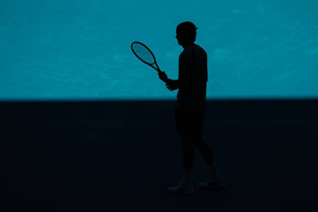 2026 Miami Open Presented By Itau - Day 8 Player name returns a shot against opponent name during their match on Day 8 of the Miami Open at Hard Rock Stadium in Miami Gardens, Florida, on March 24, 2026. Miami Gardens FL United States  Copyright: xMauricioxPaizx originalFilename:paiz-miamiope260324_npwdL.jpg