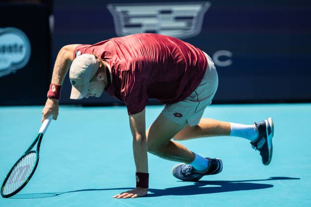 2026 Miami Open Presented By Itau - Day 8 Martin Landaluce of Spain competes against Sebastian Korda of the United States during their match on Day 8 of the Miami Open at Hard Rock Stadium in Miami Gardens, Florida, on March 24, 2026. Miami Gardens FL United States  Copyright: xMauricioxPaizx originalFilename:paiz-miamiope260324_npkJI.jpg