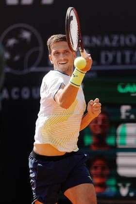 NAPOLI 24-03-2026 ATP, Tennis Herren CHALLENGER 125 -GUERRI NAPOLI TENNIS CUP 2026 Encounter Francesco Forti - Vit Kopriva in photo: Vit Kopriva ,Tennis Club Napoli. Copyright: xFOTOAGENZIAx