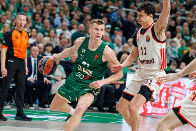 Eurolygos rungtynese Kaune susitiko Kauno Žalgiris ir Miuncheno Bayern . 2026-03-24, Kaunas Kaunas Lietuva Copyright: xErikasxOvcarenkox