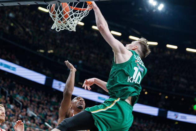 Eurolygos rungtynese Kaune susitiko Kauno Žalgiris ir Miuncheno Bayern . 2026-03-24, Kaunas Kaunas Lietuva Copyright: xErikasxOvcarenkox