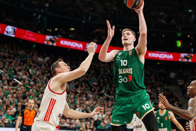 Eurolygos rungtynese Kaune susitiko Kauno Žalgiris ir Miuncheno Bayern . 2026-03-24, Kaunas Kaunas Lietuva Copyright: xErikasxOvcarenkox