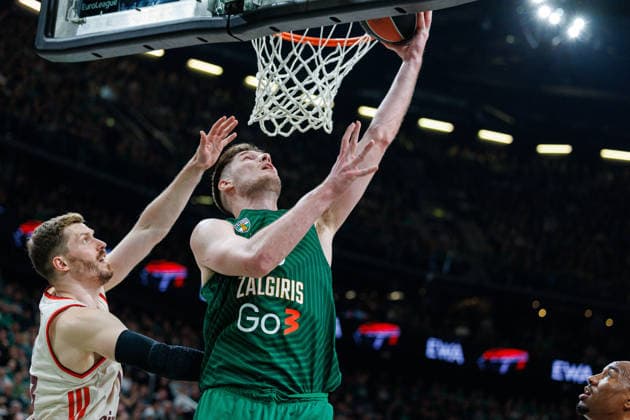 Eurolygos rungtynese Kaune susitiko Kauno Žalgiris ir Miuncheno Bayern . 2026-03-24, Kaunas Kaunas Lietuva Copyright: xErikasxOvcarenkox