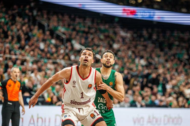 Eurolygos rungtynese Kaune susitiko Kauno Žalgiris ir Miuncheno Bayern . 2026-03-24, Kaunas Kaunas Lietuva Copyright: xErikasxOvcarenkox