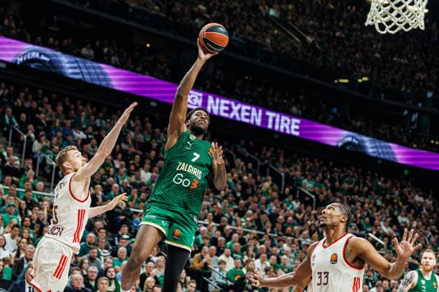 Eurolygos rungtynese Kaune susitiko Kauno Žalgiris ir Miuncheno Bayern . 2026-03-24, Kaunas Kaunas Lietuva Copyright: xErikasxOvcarenkox