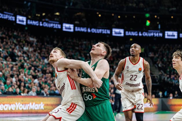 Eurolygos rungtynese Kaune susitiko Kauno Žalgiris ir Miuncheno Bayern . 2026-03-24, Kaunas Kaunas Lietuva Copyright: xErikasxOvcarenkox