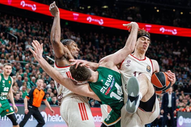 Eurolygos rungtynese Kaune susitiko Kauno Žalgiris ir Miuncheno Bayern . 2026-03-24, Kaunas Kaunas Lietuva Copyright: xErikasxOvcarenkox
