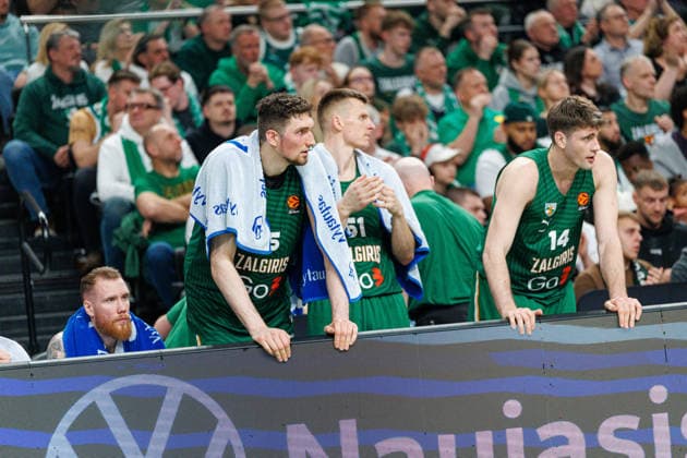 Eurolygos rungtynese Kaune susitiko Kauno Žalgiris ir Miuncheno Bayern . 2026-03-24, Kaunas Kaunas Lietuva Copyright: xErikasxOvcarenkox