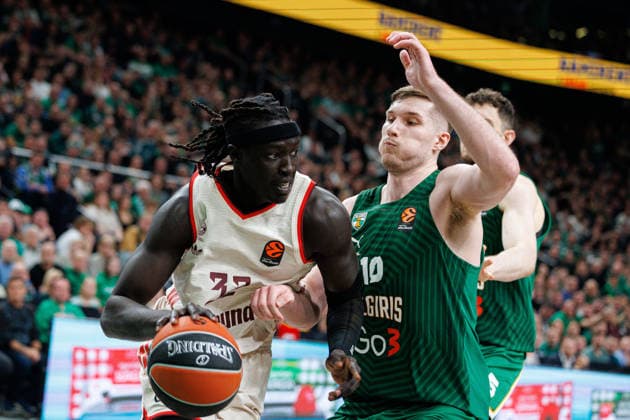 Eurolygos rungtynese Kaune susitiko Kauno Žalgiris ir Miuncheno Bayern . 2026-03-24, Kaunas Kaunas Lietuva Copyright: xErikasxOvcarenkox