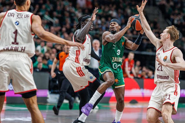 Eurolygos rungtynese Kaune susitiko Kauno Žalgiris ir Miuncheno Bayern . 2026-03-24, Kaunas Kaunas Lietuva Copyright: xErikasxOvcarenkox