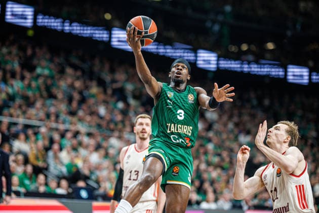 Eurolygos rungtynese Kaune susitiko Kauno Žalgiris ir Miuncheno Bayern . 2026-03-24, Kaunas Kaunas Lietuva Copyright: xErikasxOvcarenkox
