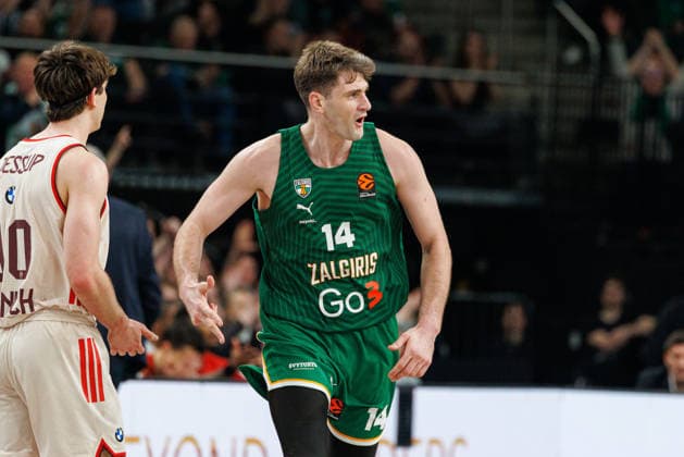 Eurolygos rungtynese Kaune susitiko Kauno Žalgiris ir Miuncheno Bayern . 2026-03-24, Kaunas Kaunas Lietuva Copyright: xErikasxOvcarenkox