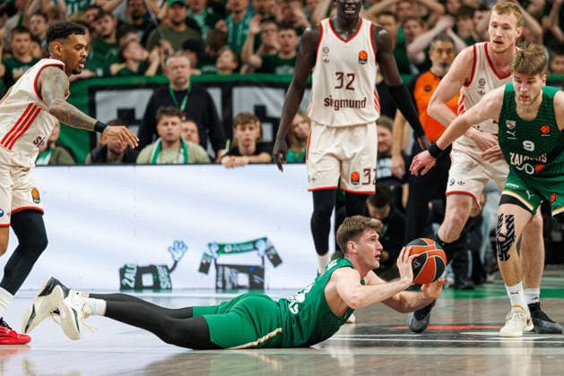 Eurolygos rungtynese Kaune susitiko Kauno Žalgiris ir Miuncheno Bayern . 2026-03-24, Kaunas Kaunas Lietuva Copyright: xErikasxOvcarenkox